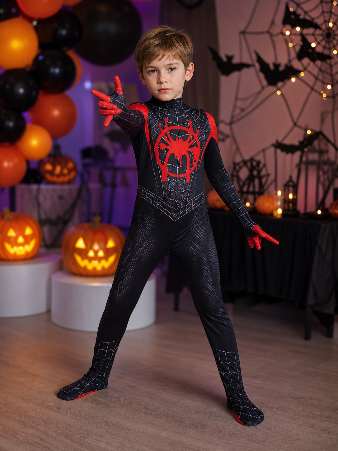 Spider-Man Costume with Mask, Jumpsuit