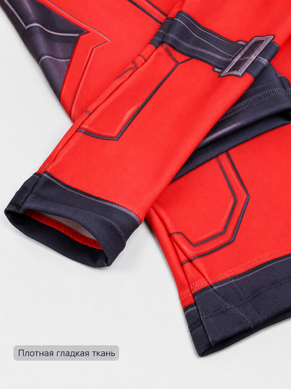 Spider-Man one-piece costume with mask and gloves