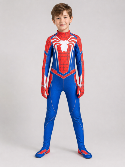 Spider-Man-Style Costume: Jumpsuit and Mask