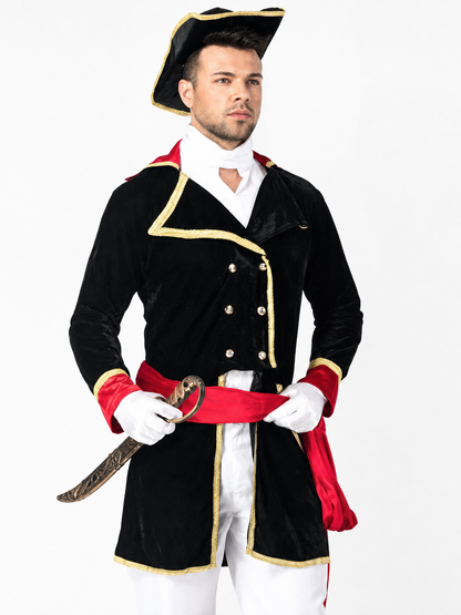 Jack Sparrow Pirate Costume with Accessories