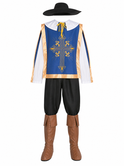 Pirate Costume with Hat for Halloween and Cosplay