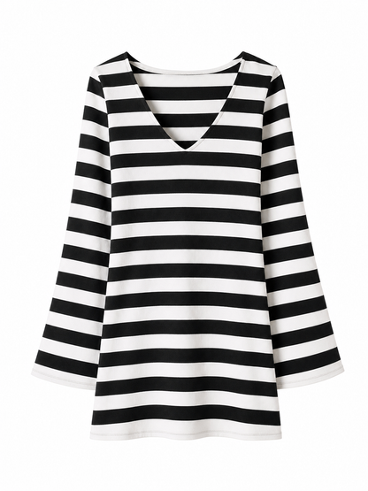 Striped Carnival Costume Dress and Hat