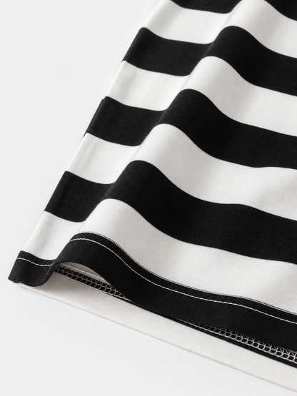 Striped Carnival Costume Dress and Hat