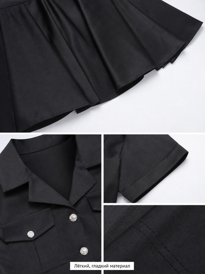 Police Costume: Dress, Cap, Tie