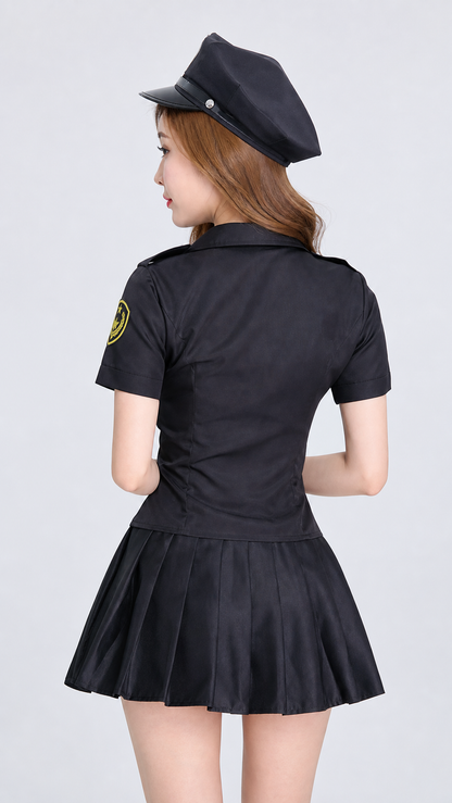 Police Costume: Dress, Cap, Tie