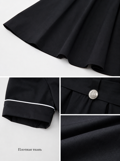 Police Uniform Costume with Skirt and Cap