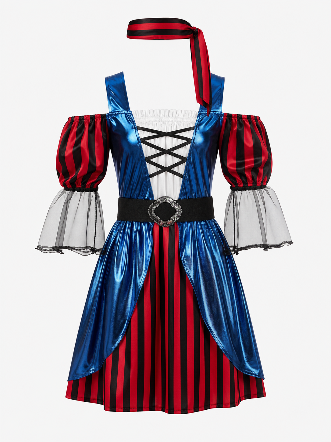 Halloween Pirate Costume with Dress and Accessories