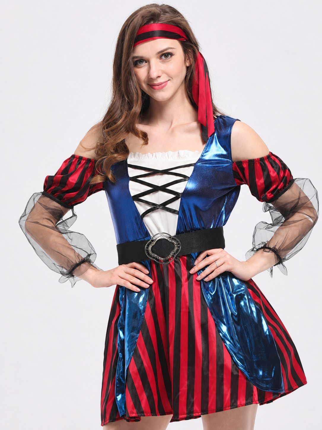 Pirate Halloween Costume Dress with Accessories