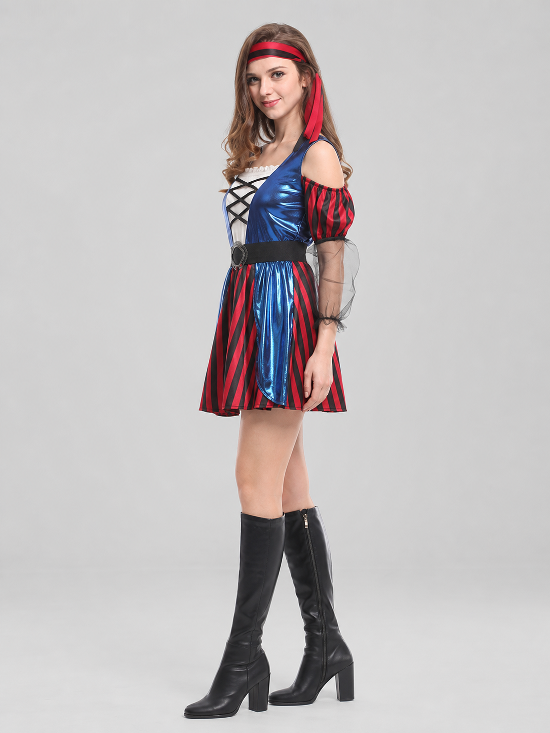 Halloween Pirate Costume with Dress and Accessories