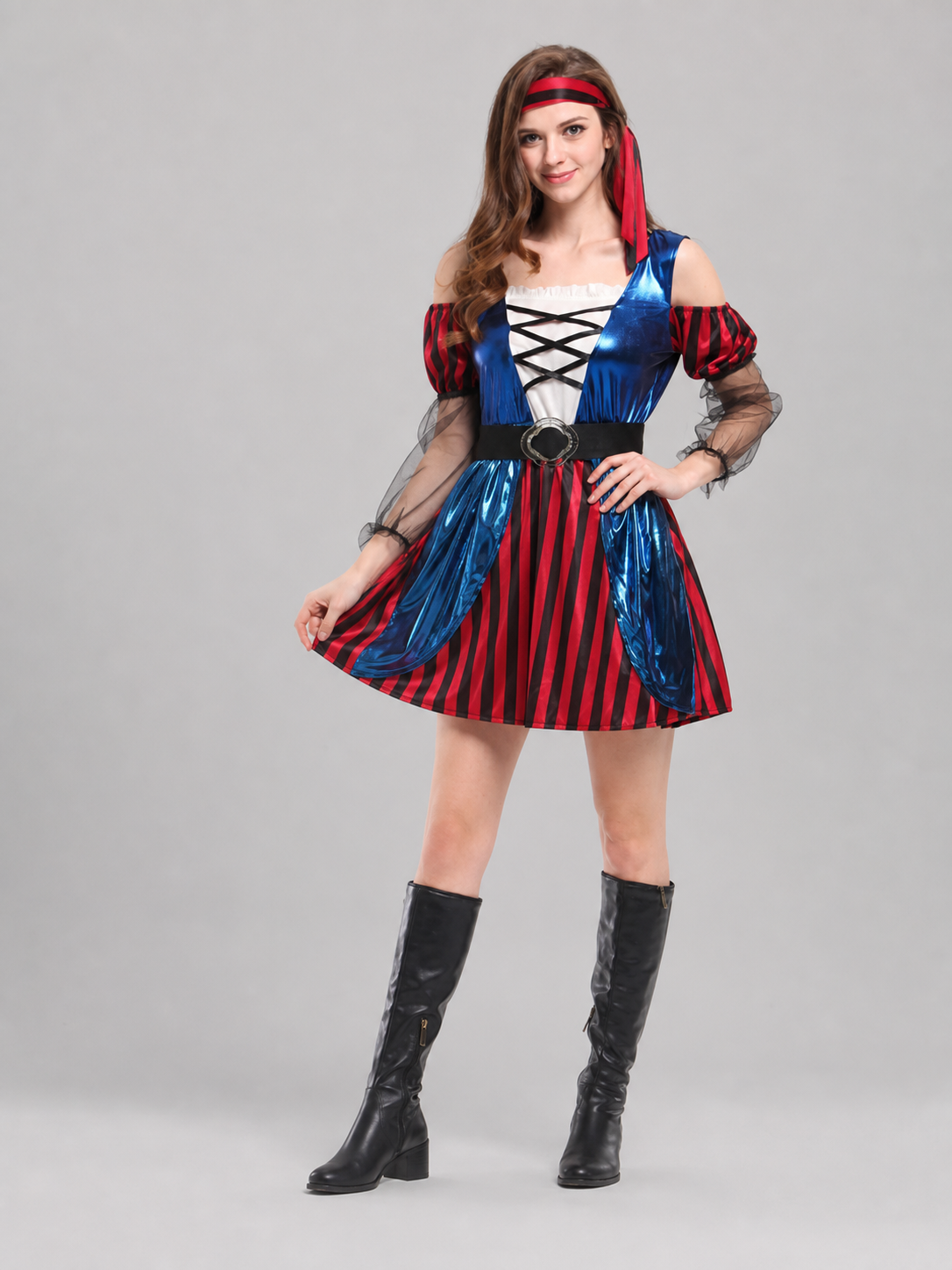 Pirate Halloween Costume Dress with Accessories