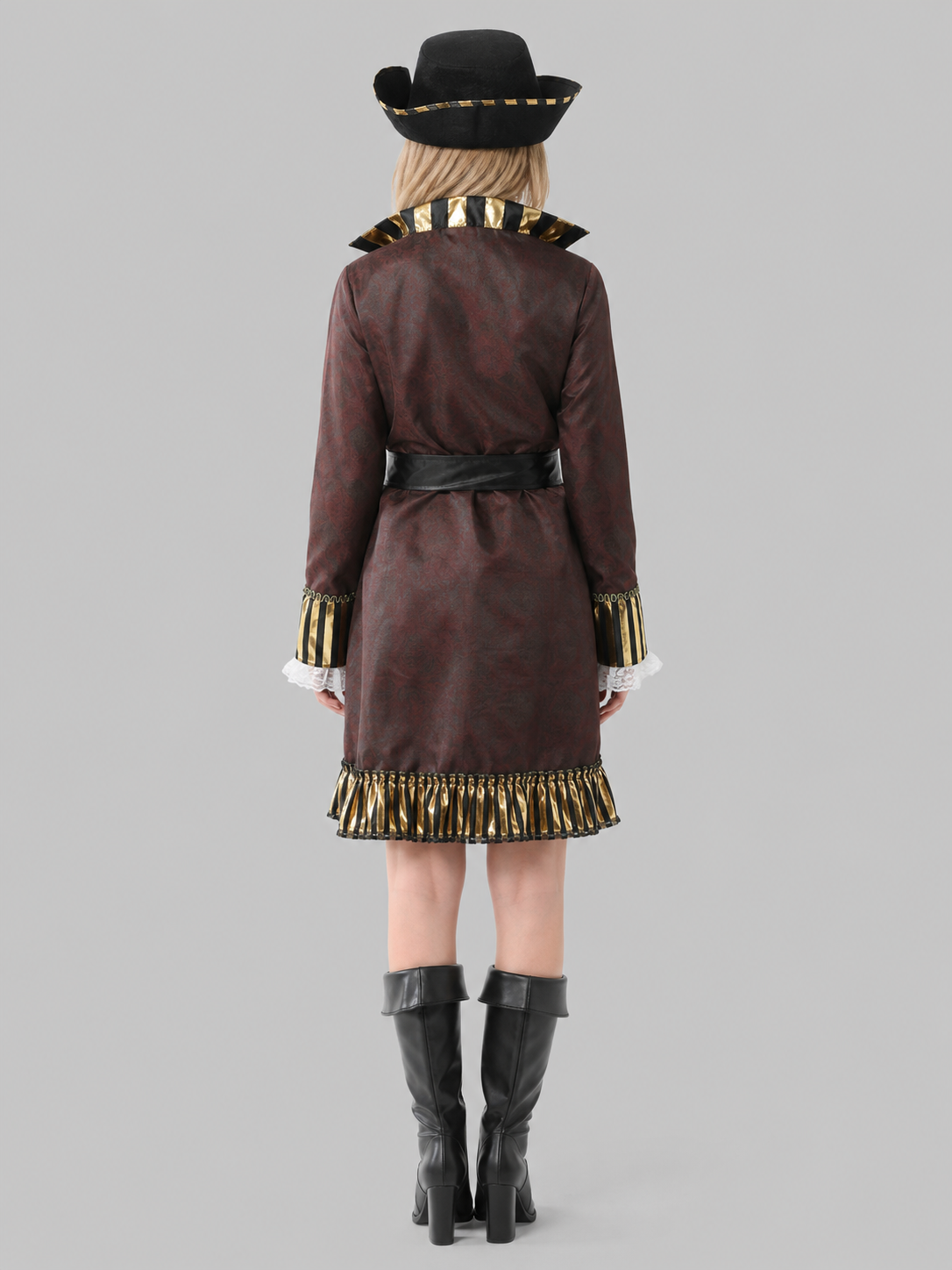 Pirate Carnival Costume with Hat and Belt