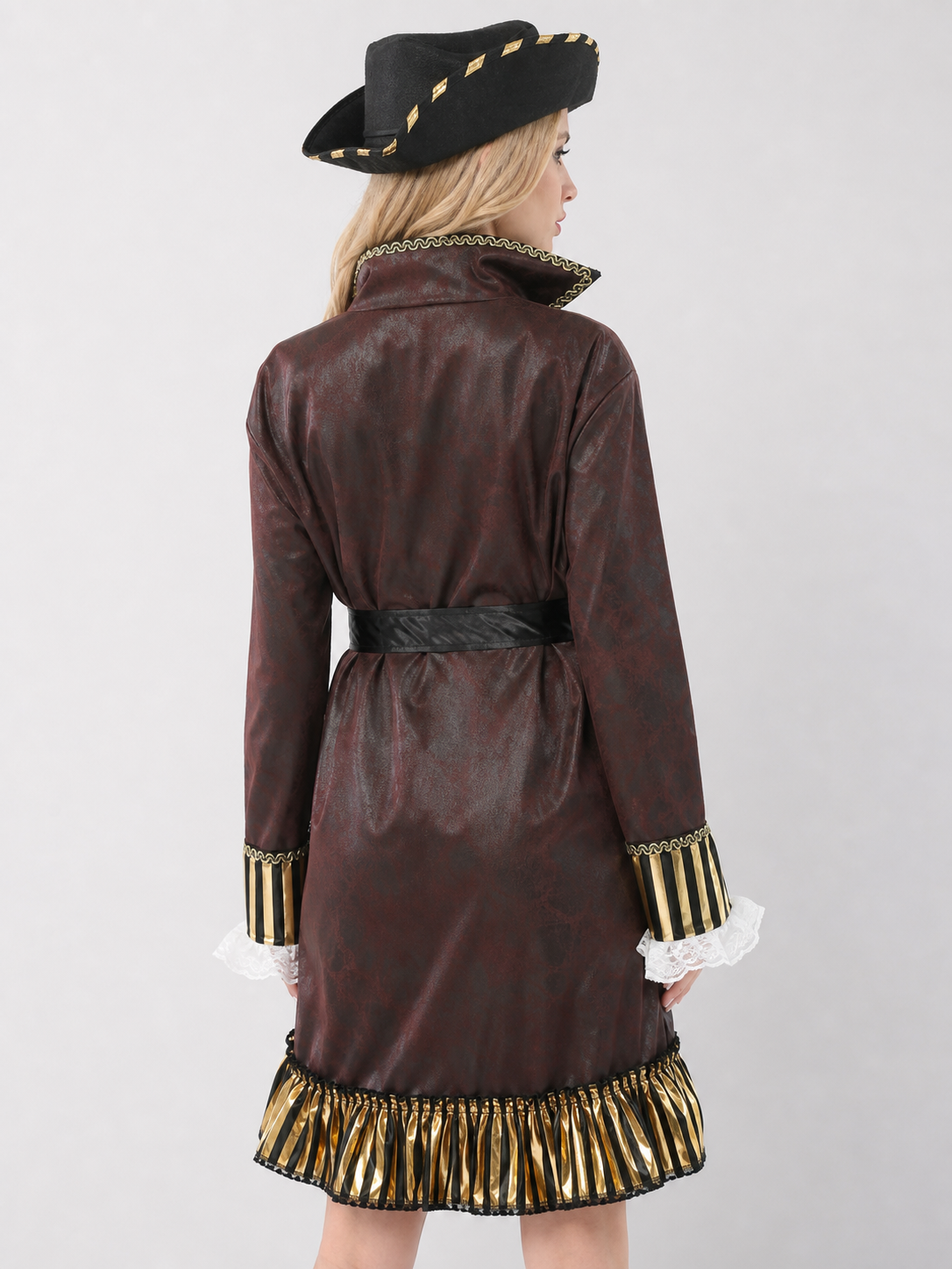 Pirate Carnival Costume with Hat and Belt