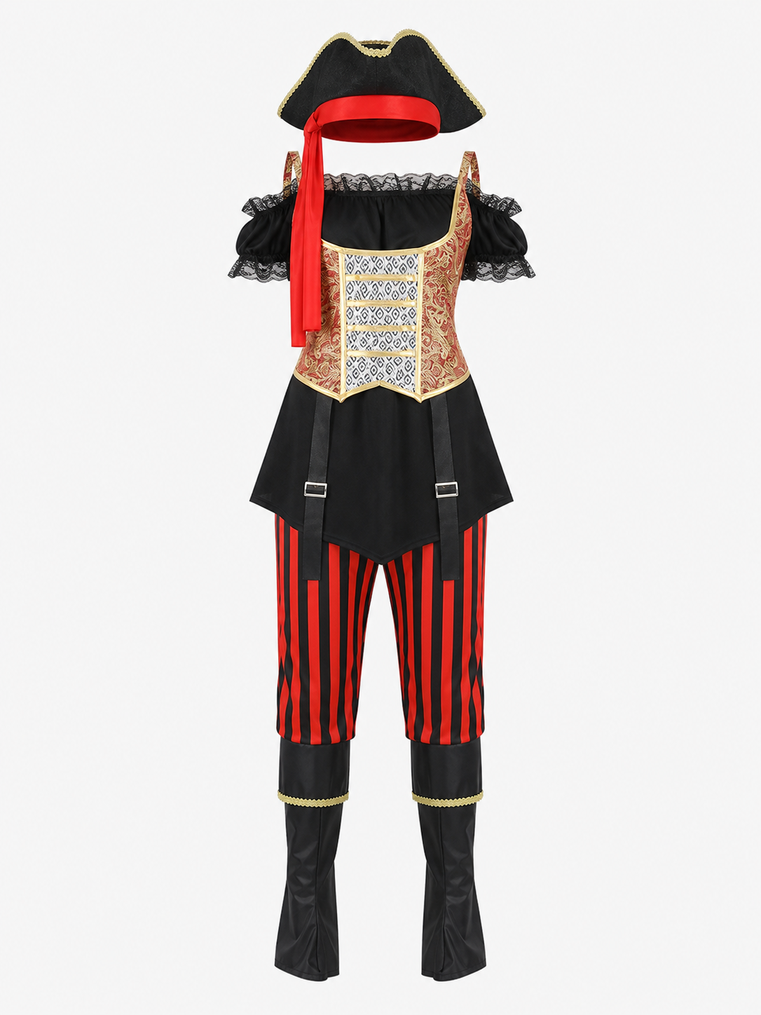 Pirate Costume with Hat for Halloween