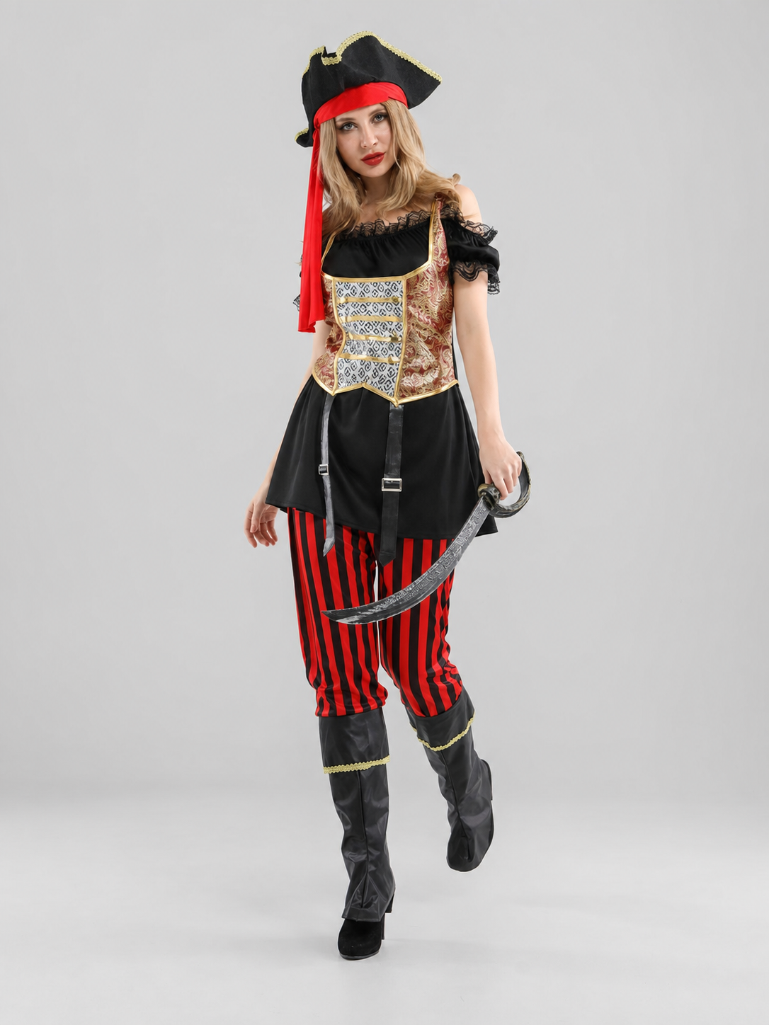 Pirate Costume with Hat for Halloween