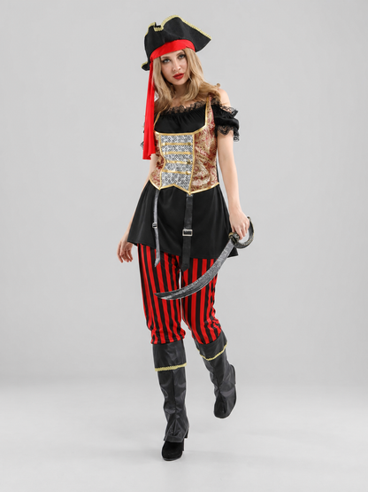 Pirate Costume with Hat for Halloween