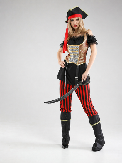 Pirate Costume with Hat for Halloween