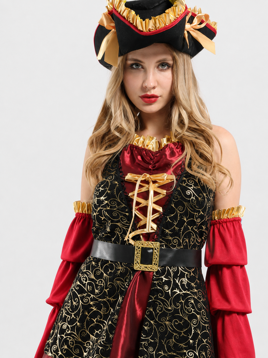 Pirate Costume with Hat and Belt