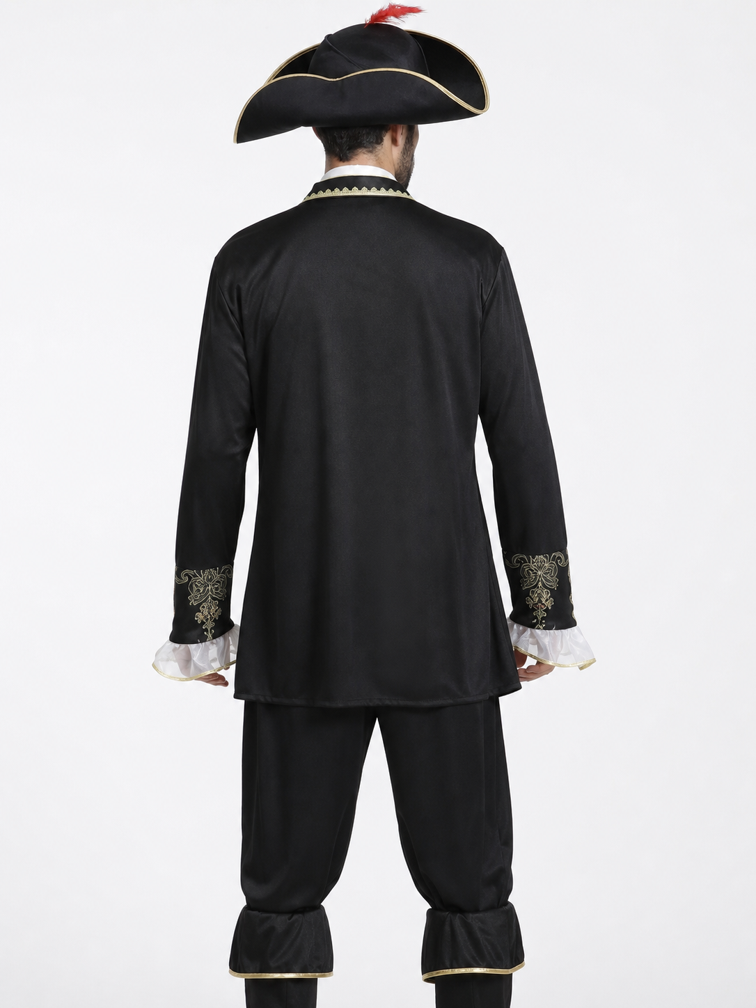 Pirate Costume with Hat, Jabot, and Pants