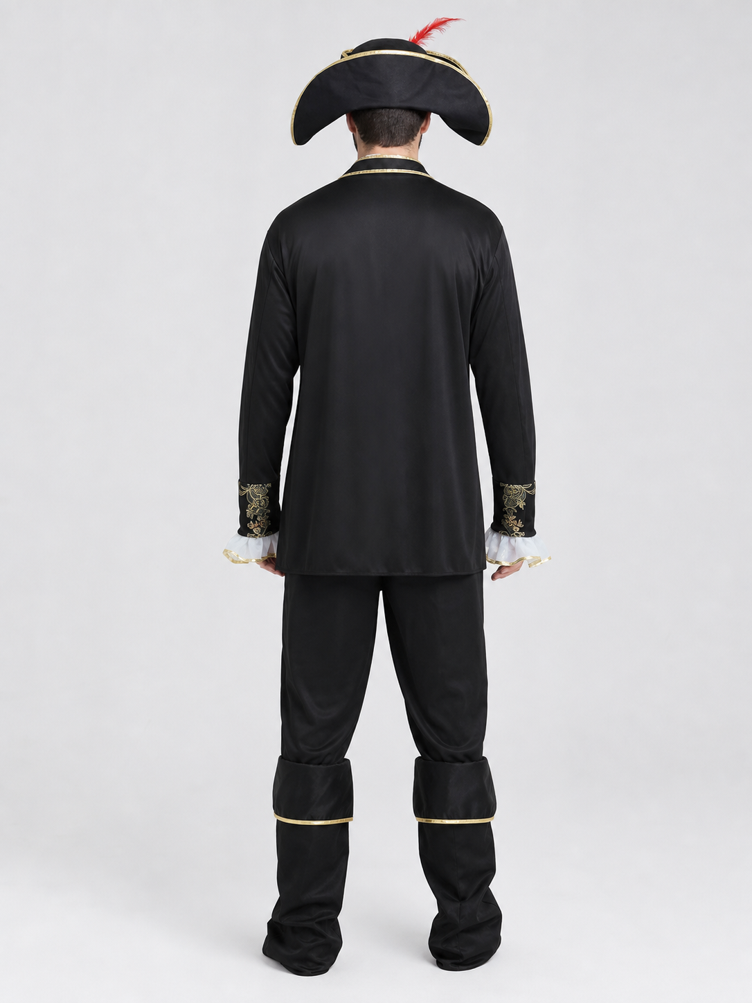 Pirate Costume with Hat, Jabot, and Pants