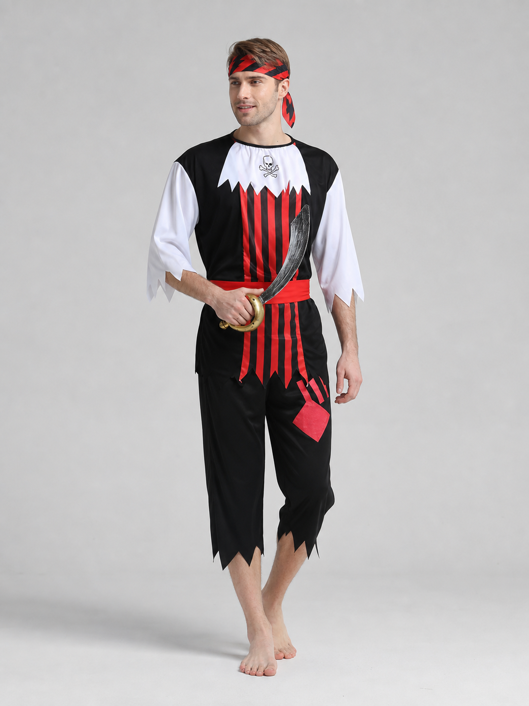 Halloween Pirate Costume with Bandana