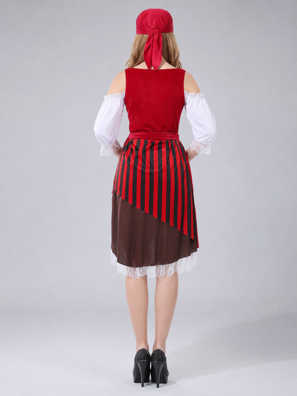Pirate costume with skirt and top