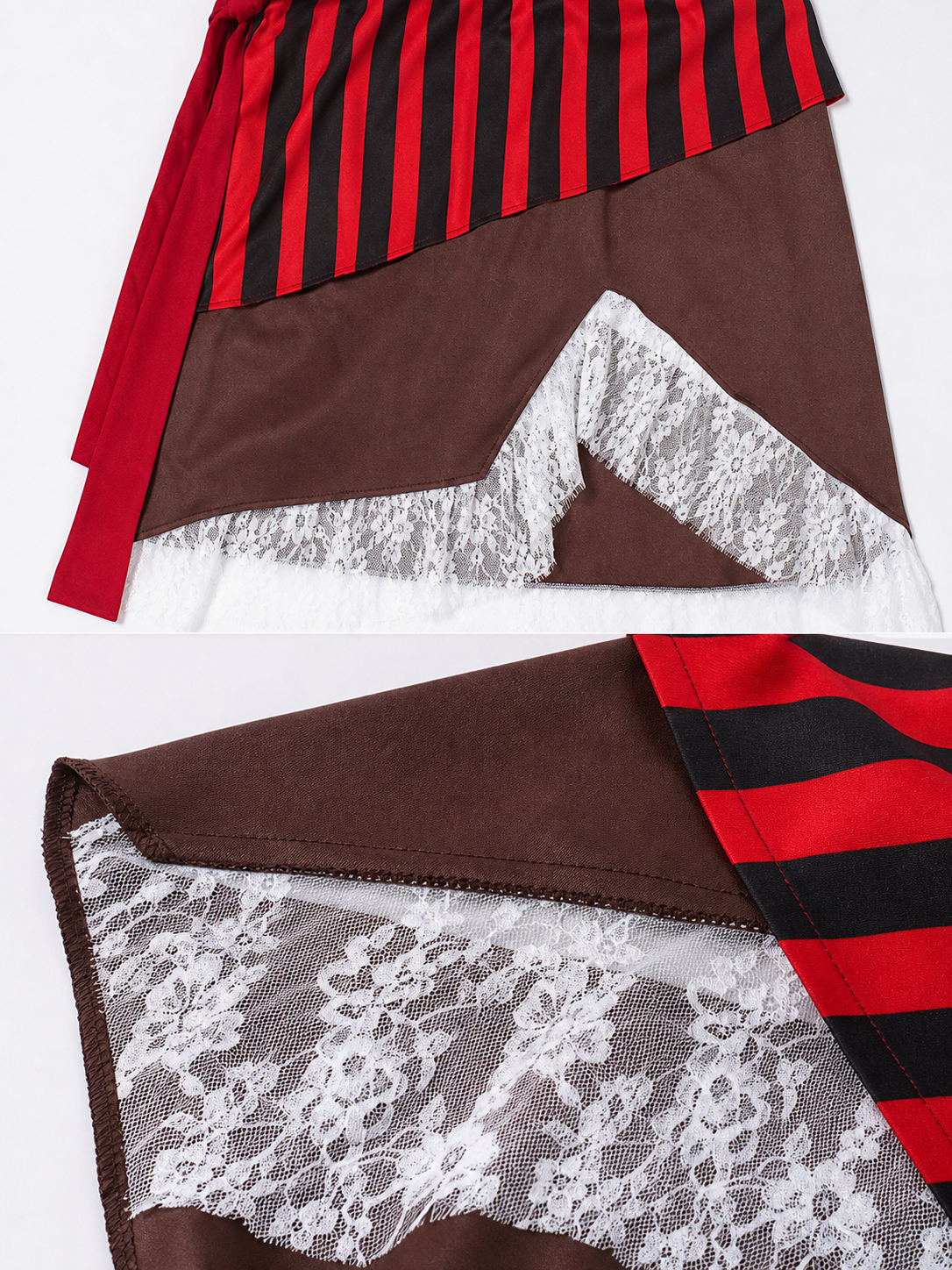 Pirate costume with skirt and top