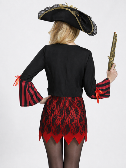 Pirate Costume with Hat and Jacket