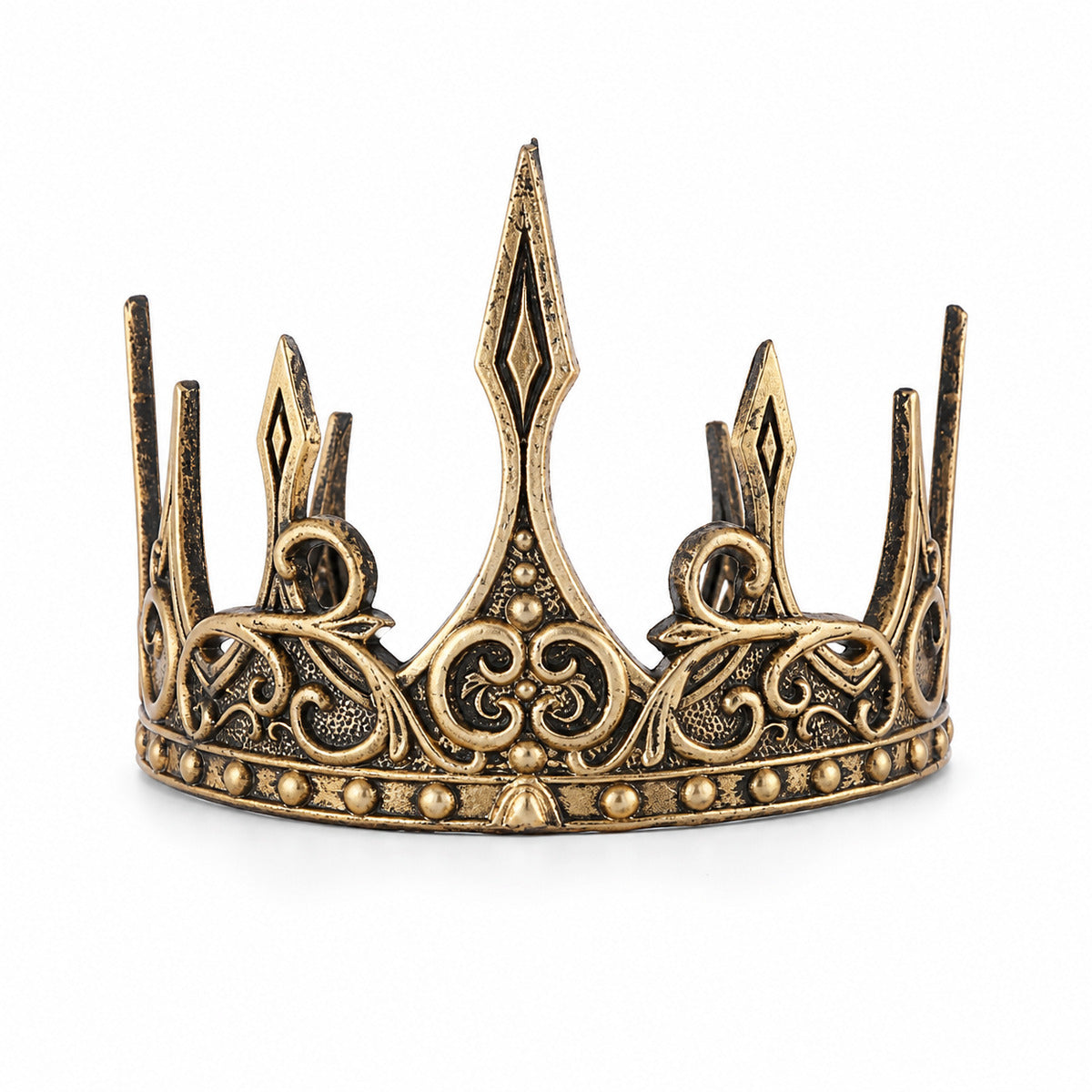 Medieval King's Crown Latex Foam Dress Headwear Stage Performance Props