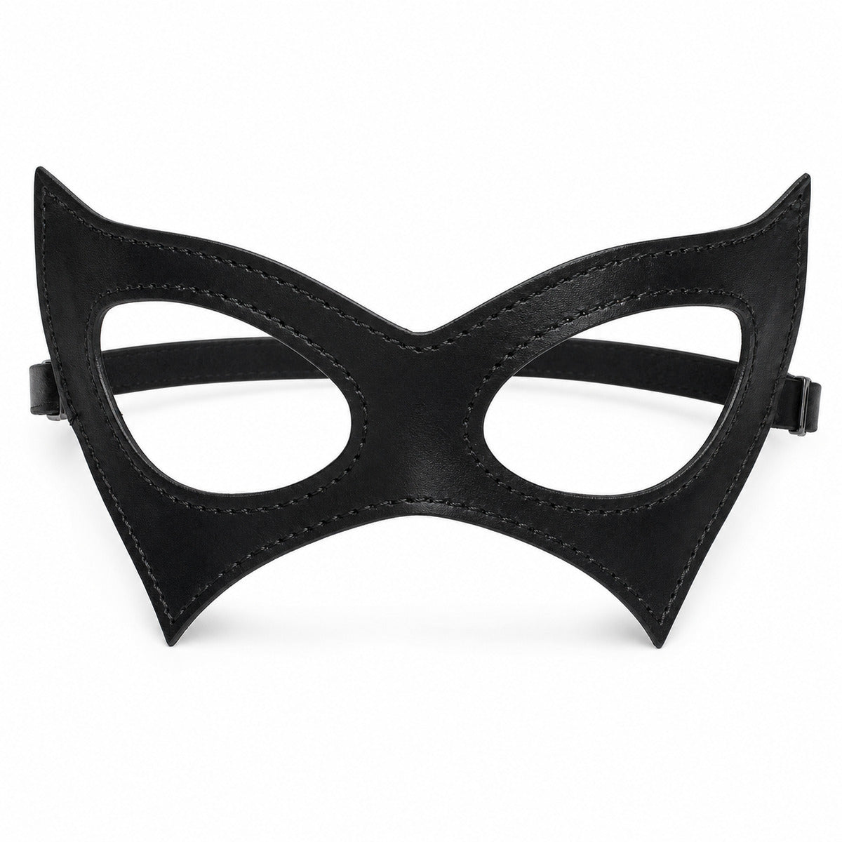 Catwoman Mask Masquerade, Face Cat Kitten Leather Mask for Women Women Girls Cosplay Mask for Halloween Carnival Party
