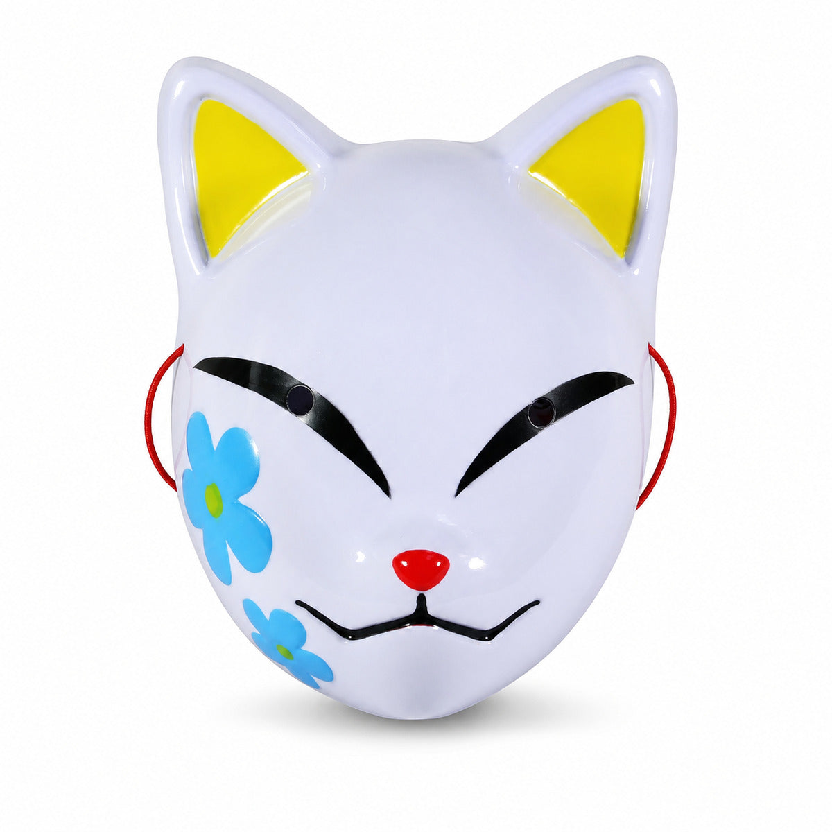 Anime Demon Mask Cosplay Kimetsu No Yaiba Sabito Makomo ABS Plastic Masks Halloween Party Costume Props Deluxe