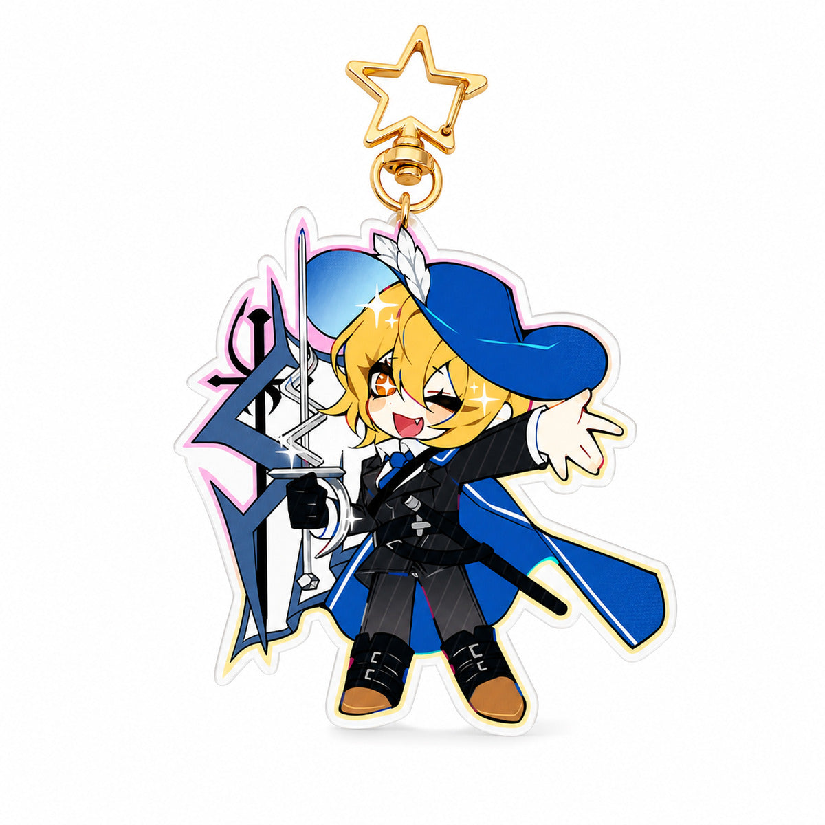 Limbus Company Women Key Ring Chain for Pants Kids Pendant Brelok Friend Gift