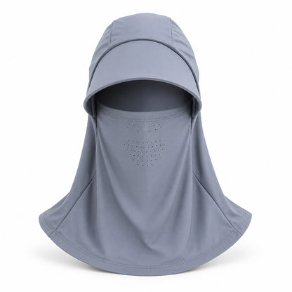 UV Resistant Cap Thin Breathable Sun Hat Women Full Neck Protection Face Cover 3 in 1 Outdoor UV Protection Visor Caps Face Mask