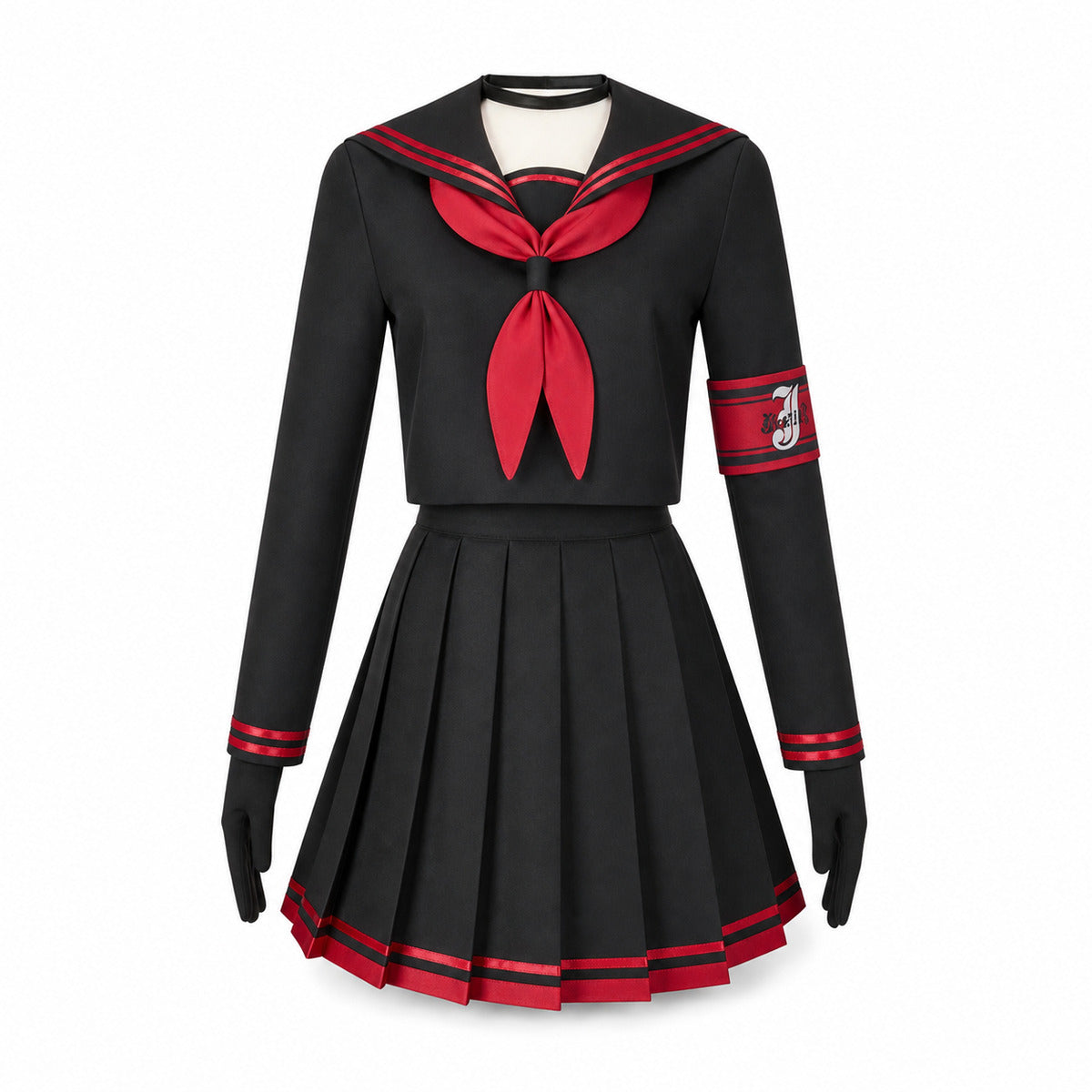 Game Blue Archive Justice Realization Cosplay Anime Nakamasa Ichika Costume Wigs Cute Sailor Dress High School JK Uniform Suit - Color:Costume Wig