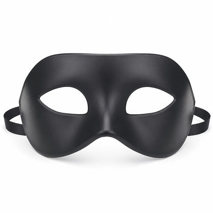 Elegant Black Masquerade Mask Set Perfect for Venetian Party Mardi Gras and Halloween Celebrations 1pcs