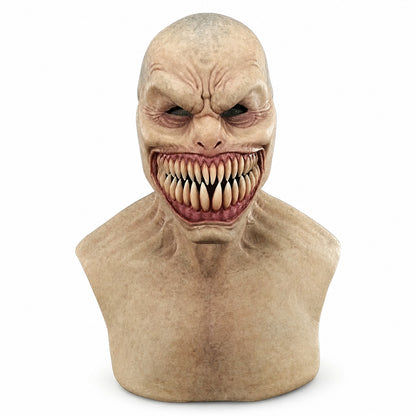 Horror Stalker Clown Mask Halloween Party Cosplay Creepy Monster Big Mouth Teeth Chompers Latex Masks Scary Costume Props Decor