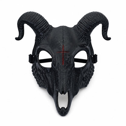 Halloween Mask Supplies Decor Headgear Novelty Creative Goat Skull Mask for Festival Photo Props Nightclub Role Playing Party