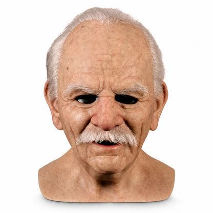 Halloween Scary Cosplay Masks Simulation Old Man Disguise Realistic Mask Thriller Atmosphere Novelty for Party Masquerade