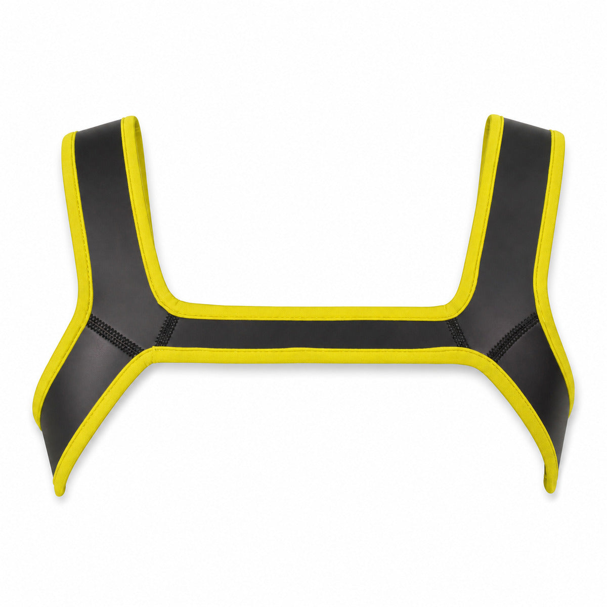 Men Bondage Suits For Stage Wear Leather Straps Armor Dog Headgear Costumes Party Costumes Role-playing Props Halloween Carnival - Color:Yellow