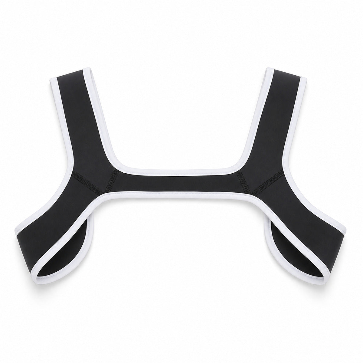 Men Bondage Suits For Stage Wear Leather Straps Armor Dog Headgear Costumes Party Costumes Role-playing Props Halloween Carnival - Color:White