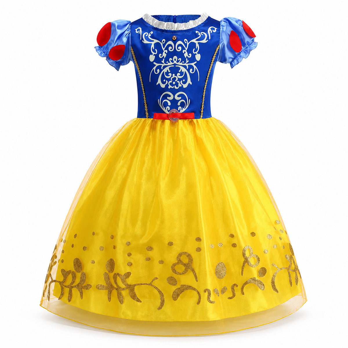 2026 Girl Princess Dress Costume Princess Cosplay Halloween Carnival Party Vestidos Kid Dress - Color:M
