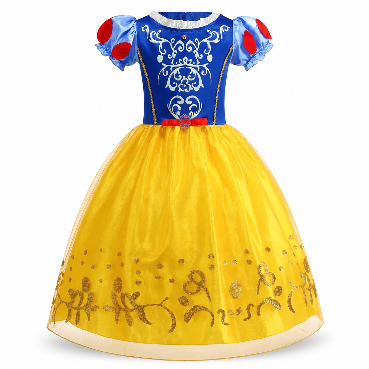 2026 Girl Princess Dress Costume Princess Cosplay Halloween Carnival Party Vestidos Kid Dress - Color:L