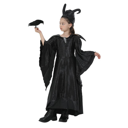 Halloween Costume: Dress and Horned Headpiece