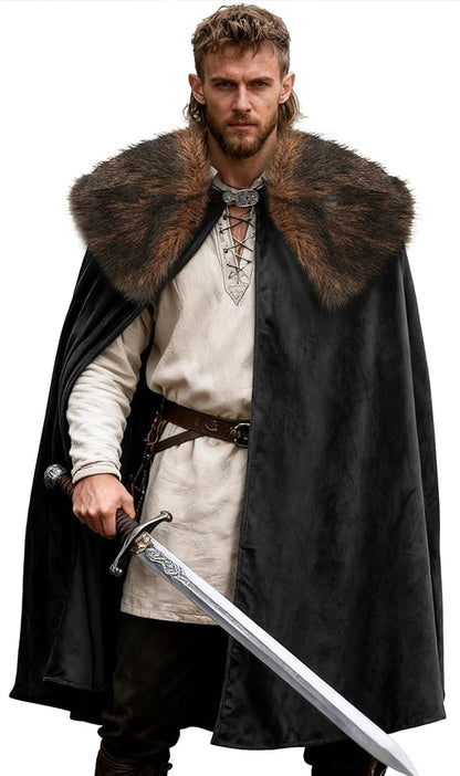 Black and Coffee Carnival Cloak, Medieval