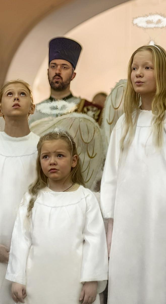 HOMELEX Kids Angel Costume With Halo Christmas Church Robes Angel Dress for Girl - HOMELEX