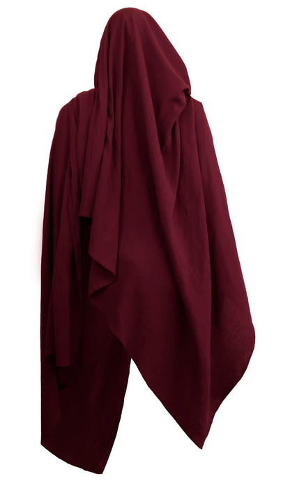HOMELEX Medieval Black Padme Cape Shawl Post Apocalyptic Cloak Black Hooded Cowl - HOMELEX