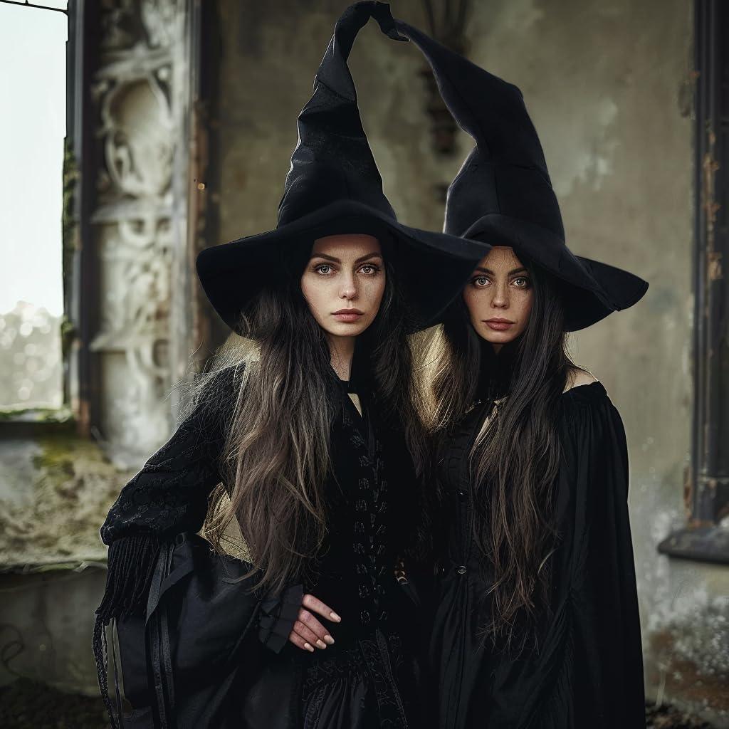 HOMELEX Gray Wizard Hat for Adult and Teens - Men Halloween Sorcerer Costume Hats Accessory - HOMELEX