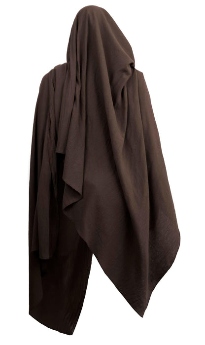 HOMELEX Medieval Black Padme Cape Shawl Post Apocalyptic Cloak Black Hooded Cowl - HOMELEX