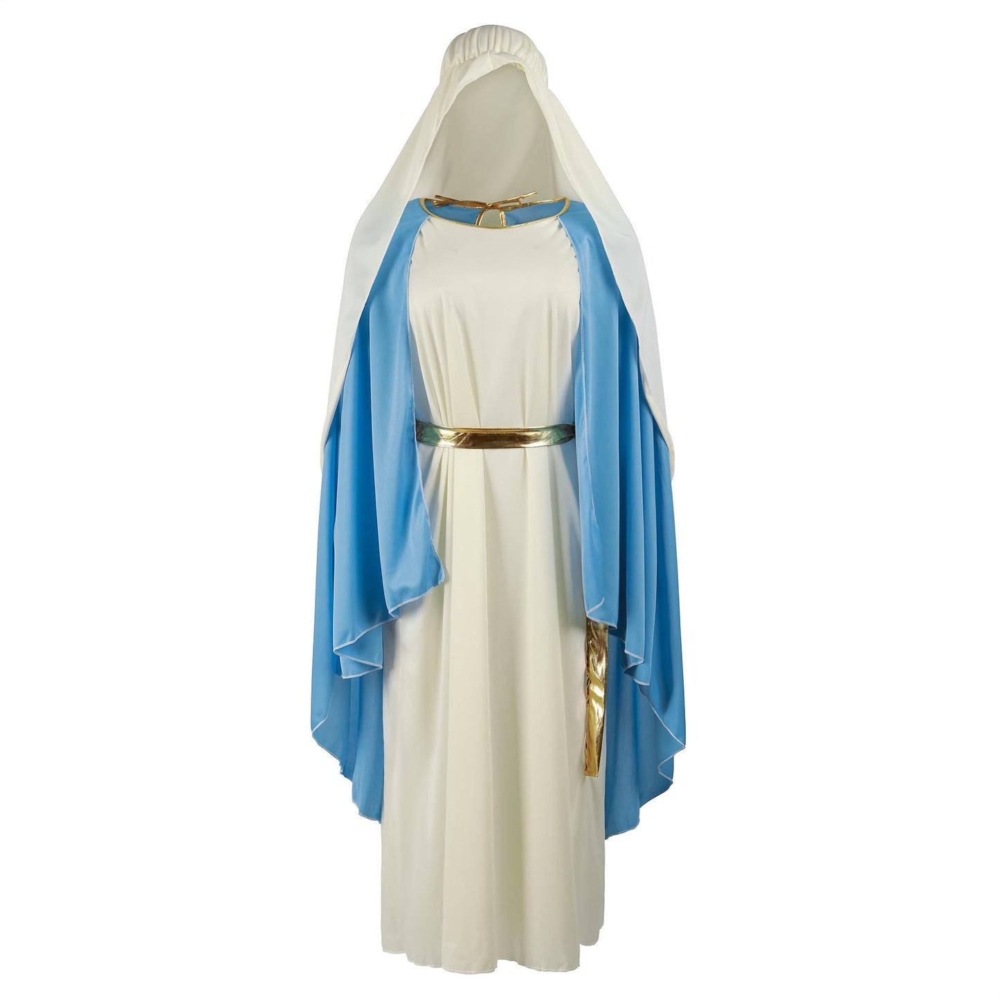 HOMELEX Mary the Virgin Mary Costume Biblical Jesus Adult Robe For Women Easter Saint Halloween Christmas Cosplay - HOMELEX