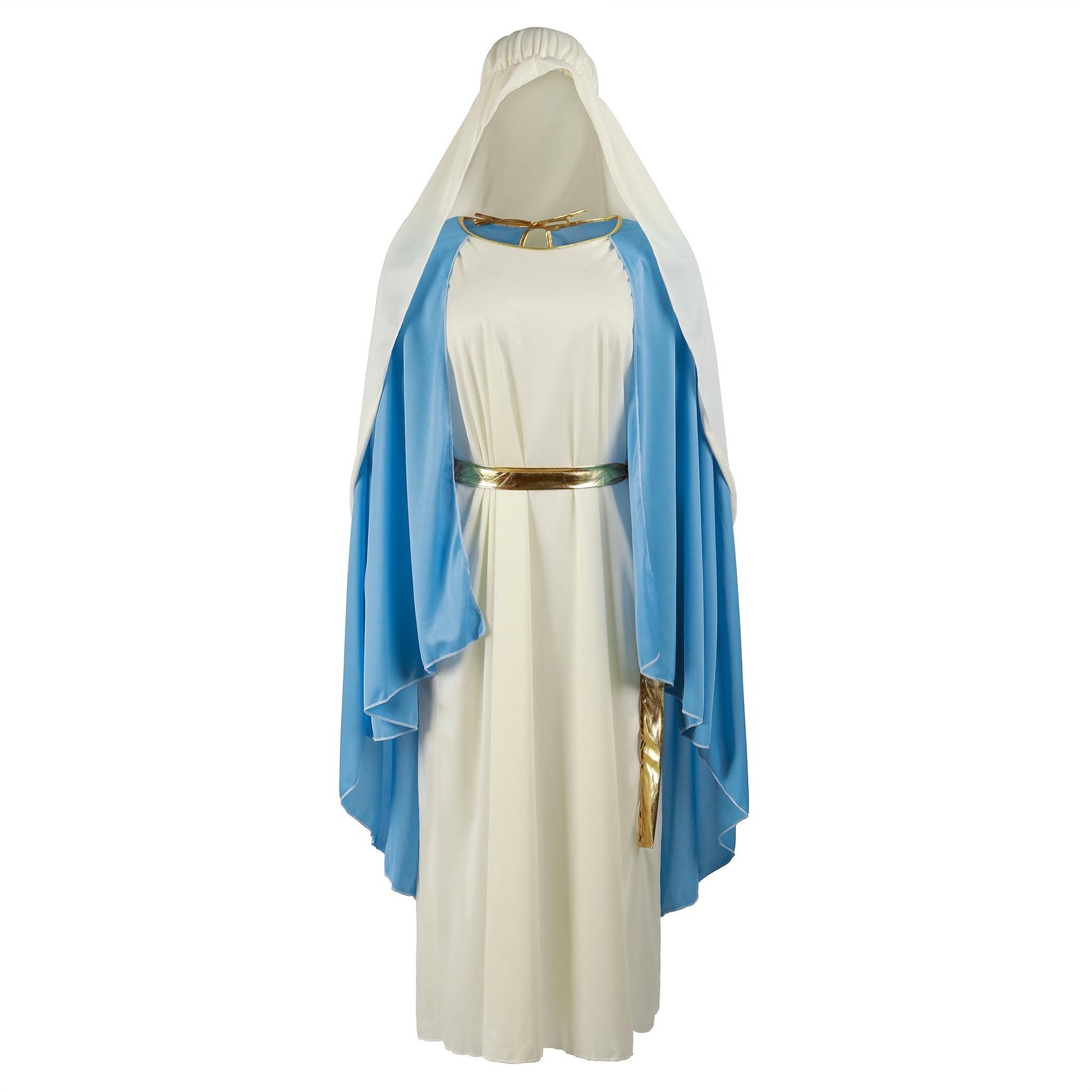 HOMELEX Mary the Virgin Mary Costume Biblical Jesus Adult Robe For Women Easter Saint Halloween Christmas Cosplay - HOMELEX