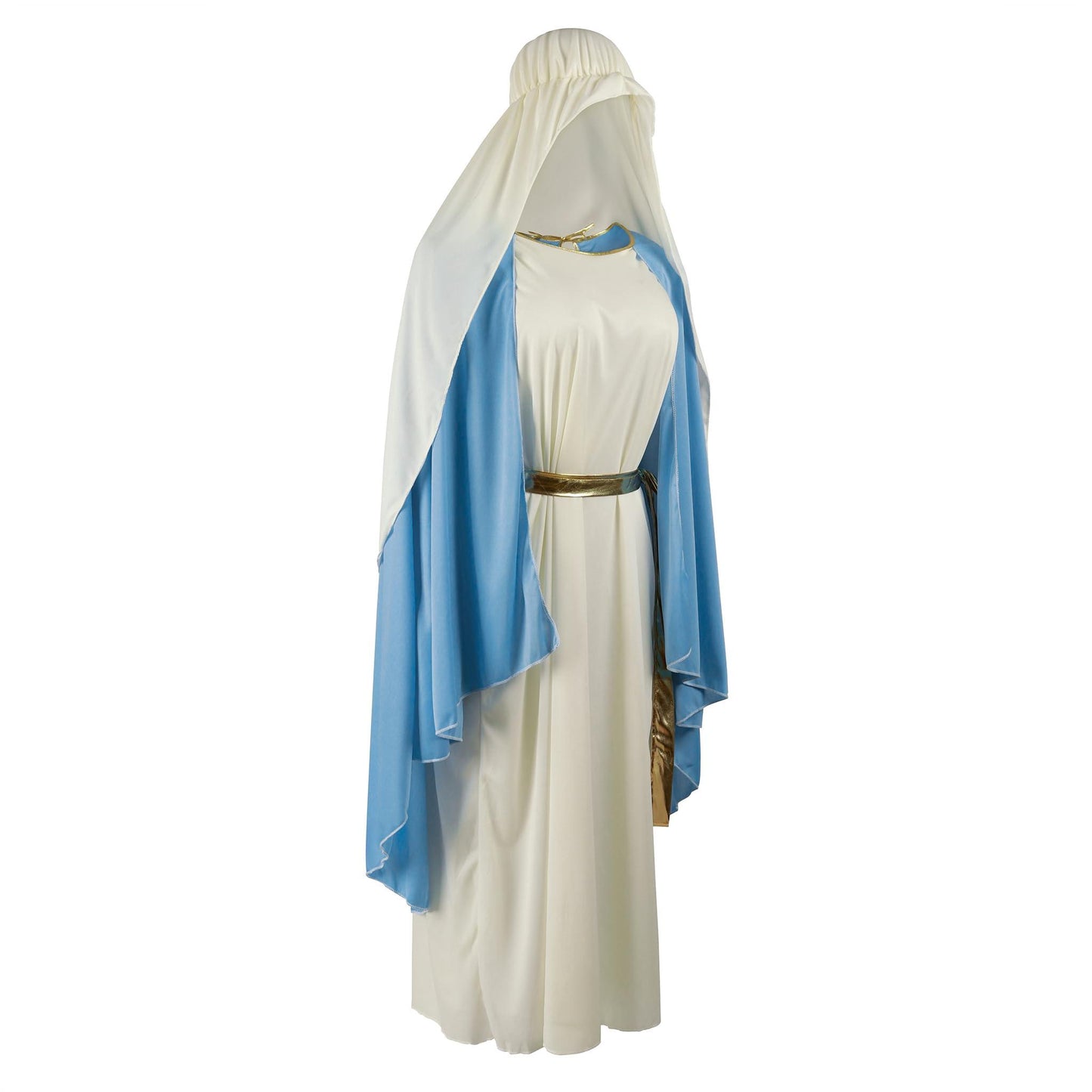 HOMELEX Mary the Virgin Mary Costume Biblical Jesus Adult Robe For Women Easter Saint Halloween Christmas Cosplay - HOMELEX